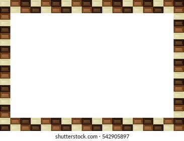 Chocolate bar frame