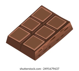 Chocolate Bar Hand Drawn Collection: Isolated Hand Drawn Chocolate Bar Illustration for Confectionery Art and Design