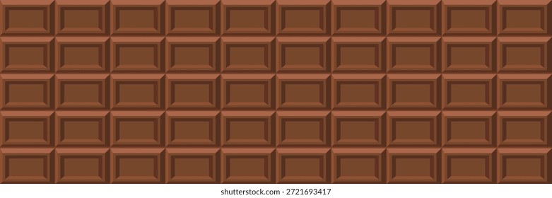 Textura de fondo Horizontal de barra de chocolate