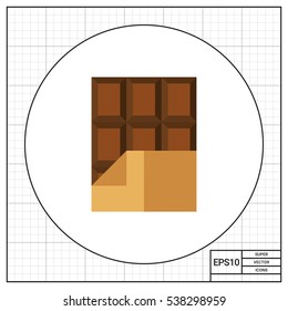 Chocolate bar icon