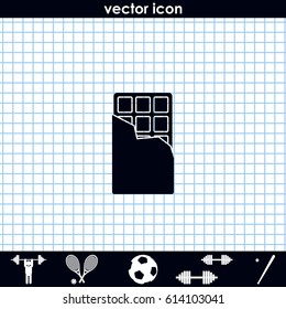 Chocolate bar icon.