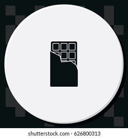 Chocolate bar icon.