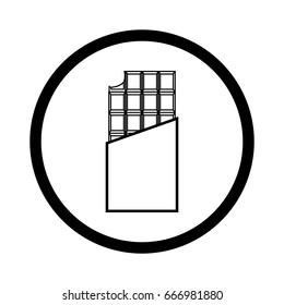 Chocolate bar icon