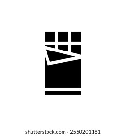 chocolate bar icon design concept