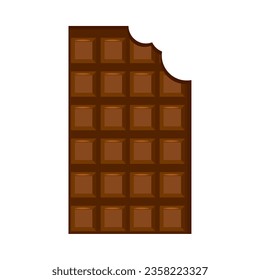 chocolate bar icon isolated vector