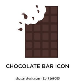 Chocolate bar icon vector isolated on white background for your web and mobile app design, Chocolate bar logo concept