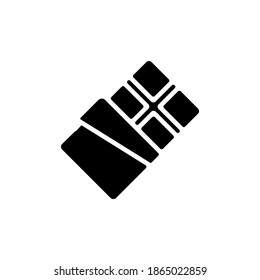 Icono de barra de chocolate en vector. Logotipo