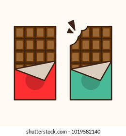 Chocolate Bar Illustration