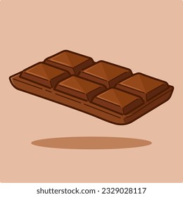 chocolate bar illustration. illustration vector of chocolate bar	