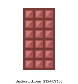 chocolate bar illustration vector isolated