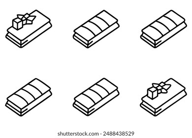 Chocolate Bar line art illustration confectionery drawing