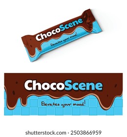 Chocolate bar packaging, chocolate packet