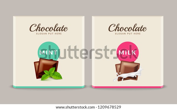 Chocolate Bar Packaging Template from image.shutterstock.com