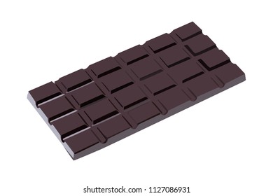chocolate bar realistic vector illustration isolated no background