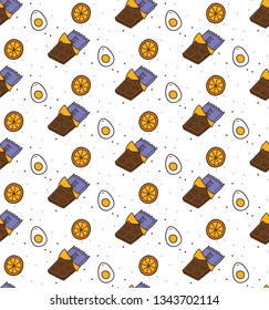 chocolate bar seamless background