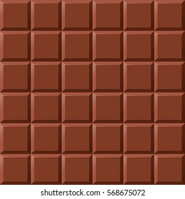 Chocolate bar seamless pattern