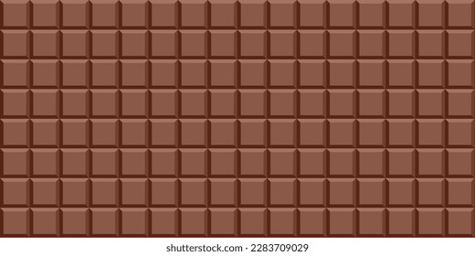 Chocolate Bar Seamless Texture Pattern Background