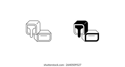 chocolate bar set icon with white background vector stock illustration