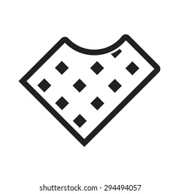 Chocolate, bar, sweet icon vector image. Can also be used for eatables, food and drinks. Suitable for use on web apps, mobile apps and print media