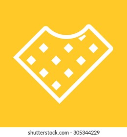 Chocolate, bar, sweet icon vector image. Can also be used for eatables, food and drinks. Suitable for use on web apps, mobile apps and print media