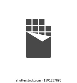 Chocolate bar. Sweetness. Simple vector icon. Consumer goods. Consumer goods.