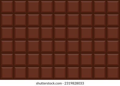 Chocolate bar tile texture background vector