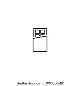 Chocolate Bar vector icon