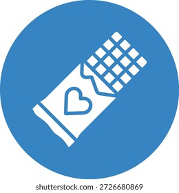 Chocolate Bar Vector Icon Design Illustration
