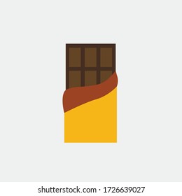 chocolate bar vector icon diary foods