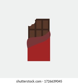 chocolate bar vector icon diary foods