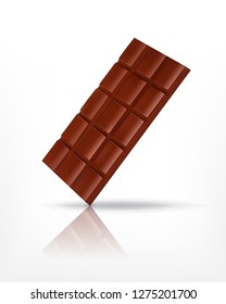 Chocolate bar. Vector icon. EPS10