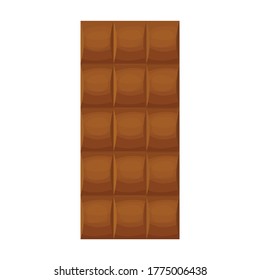 Chocolate bar vector icon.Cartoon vector icon isolated on white background chocolate bar.