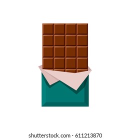 Chocolate Bar Vector Illustration