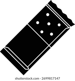 Icono de Ilustración vectorial de barra de chocolate 