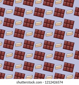 chocolate bars icon pattern