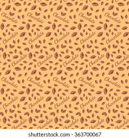 Chocolate bars seamless pattern. Different types of chocolate dark, milk and white. Creative wallpaper design. Realistic chocolate bar pieces. Tasty background. Endless texture. Vector illustration