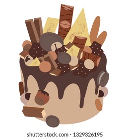 Chocolate Birthday Cake Design
