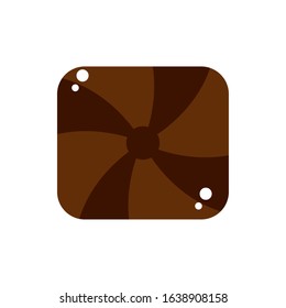 chocolate biscuit sweet confectionery snack food candy vector illustration