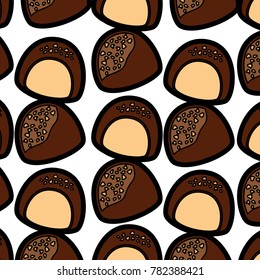 chocolate bites pattern image 
