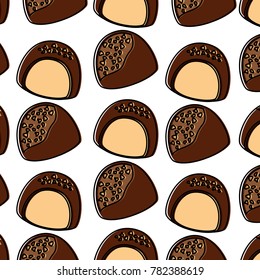 chocolate bites pattern image 