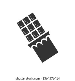 Chocolate Blocks Icon. Meal Illustration. Applied as Trendy Symbol for Design Elements, Websites, Presentation and Application - Vector.