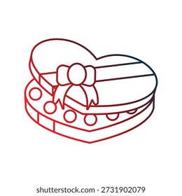 Icono de caja de chocolate con fondo blanco Ilustración de stock de Vector