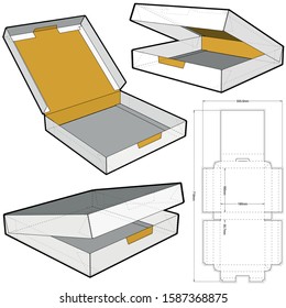 Chocolate box (Internal measurement 18.5 x 18.5+3cm) and Die-cut Pattern. The .eps file is full scale and fully functional. Prepared for real cardboard production.