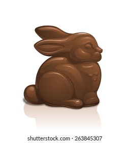 Chocolate Bunny Vector