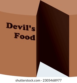 El pastel de chocolate es la comida del diablo