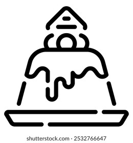 Chocolate Cake icon for web, app, infographic, etc