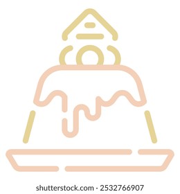 Chocolate Cake icon for web, app, infographic, etc