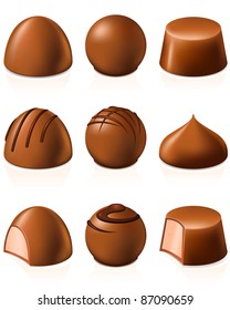 Chocolate candies