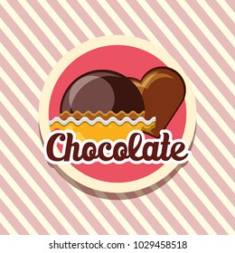 Chocolate candies design