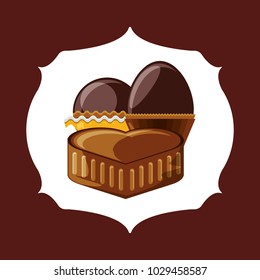 Chocolate candies design